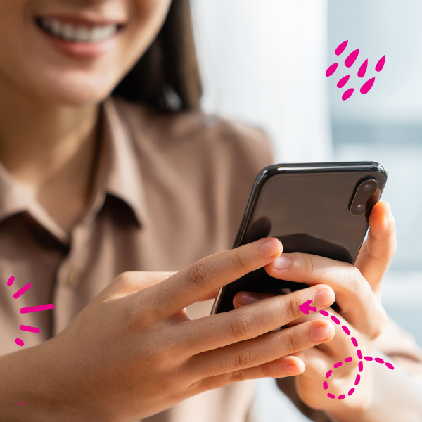 Person on their phone